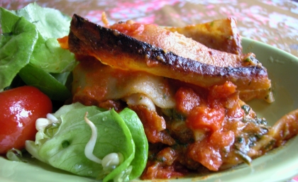 nettle lasagna