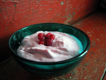 lingonberry mousse